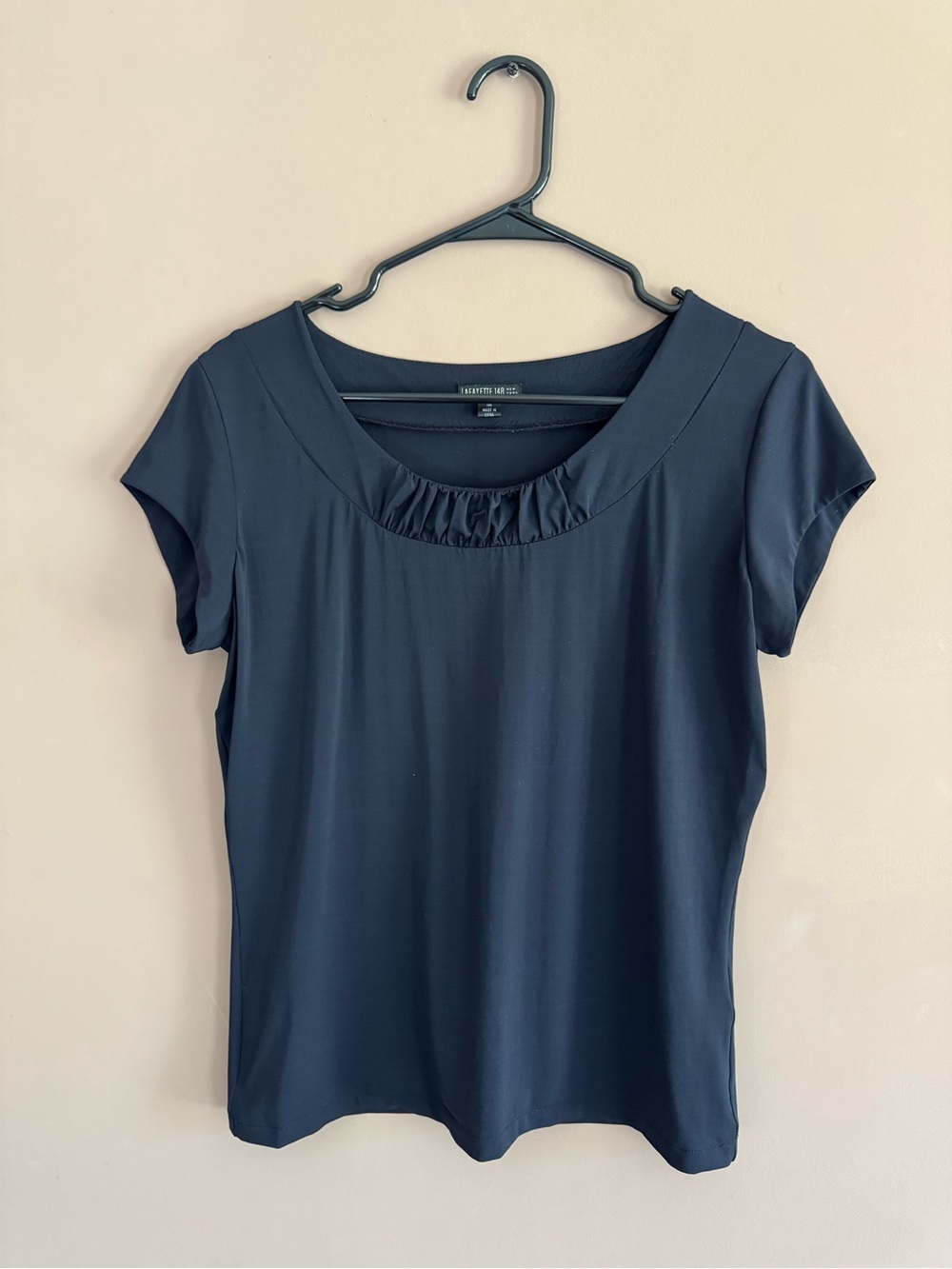 Lafayette 148 New York Scoop Neck Blouse